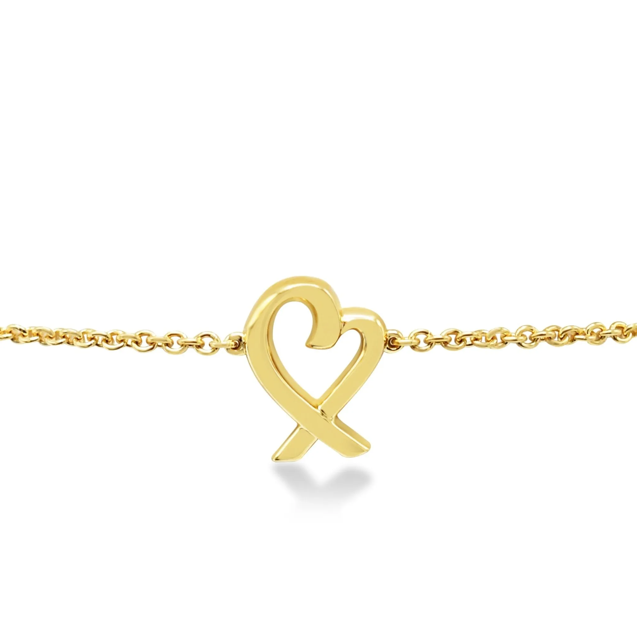 Tiffany Paloma Picasso Loving Heart Bracelet - 18ct Yellow Gold