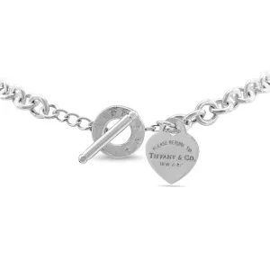 Tiffany Return To Tiffany Heart Tag Toggle Necklace - Sterling Silver