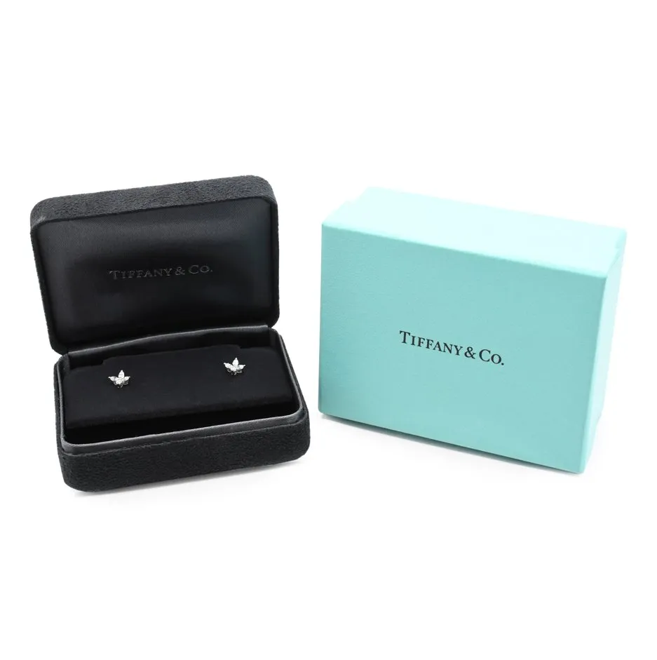 Tiffany Victoria Marquise Diamond Stud Earrings - Platinum
