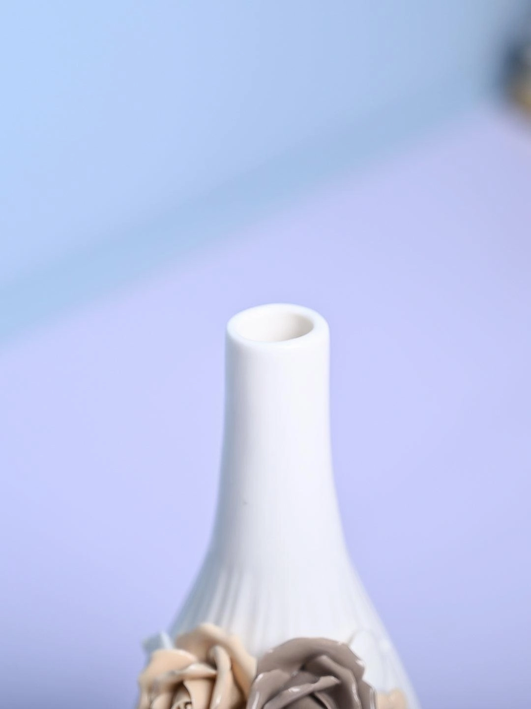 Timeless Beauty - White Cylindrical Vase