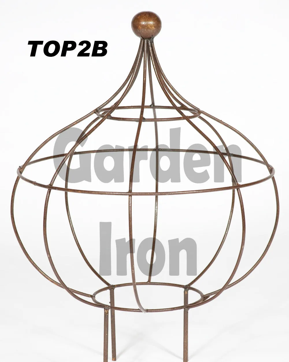 Topiary with Ball Finial dried flower branch  