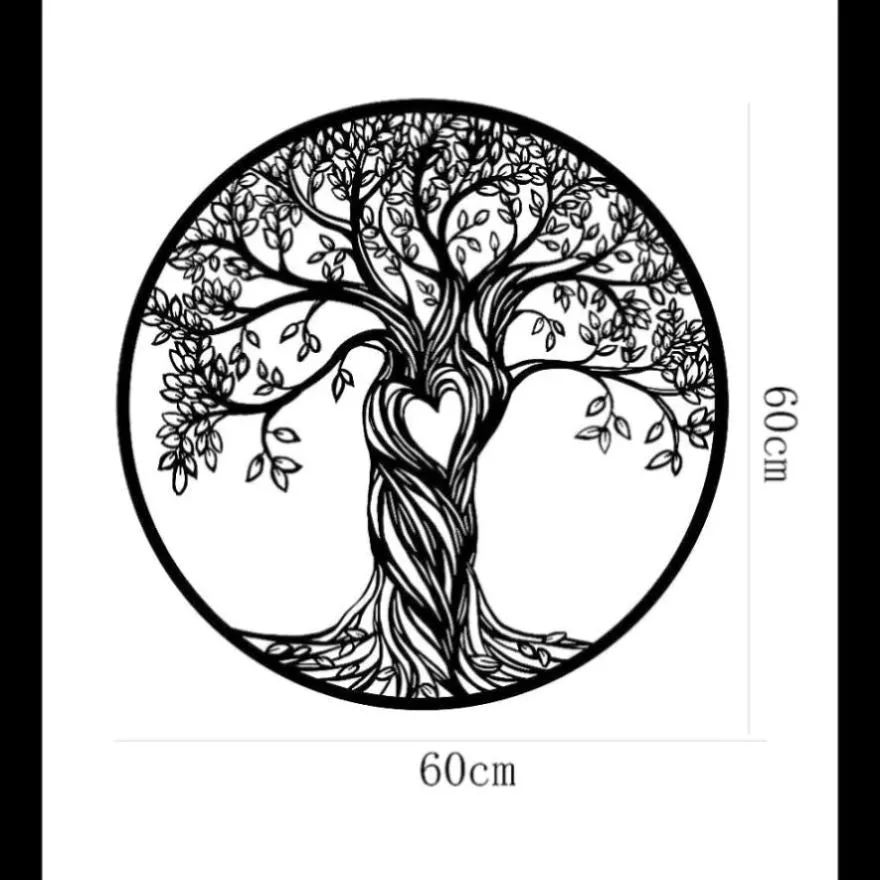 Tree Life Wall Decoration Metal Tree Wall Sculpture V63-842501