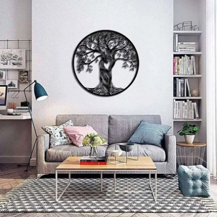 Tree Life Wall Decoration Metal Tree Wall Sculpture V63-842501