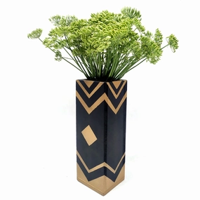 Tribal Print Magnetic Hydroponic Plant Holder classic flowerpot  