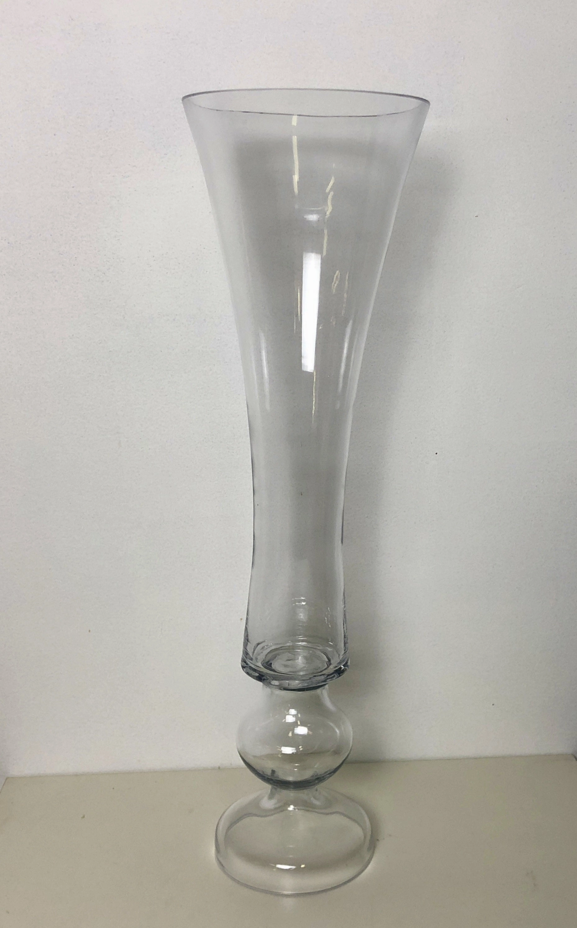 Trumpet Shaped Glass Vase (Code: GVTRUMP)