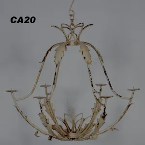 Tulip Chandlier with Leaves dried flower branch  