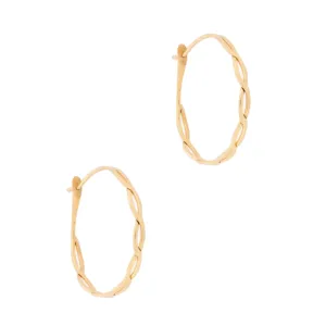 Twisted Hoop Earrings