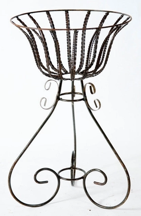 Twisted Wire Planter cactus succulent plant  