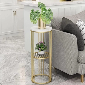 Two - Tier Long Pot Stand . cactus succulent plant  