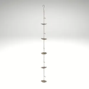 Umbrella Rain Chain dried flowers  
