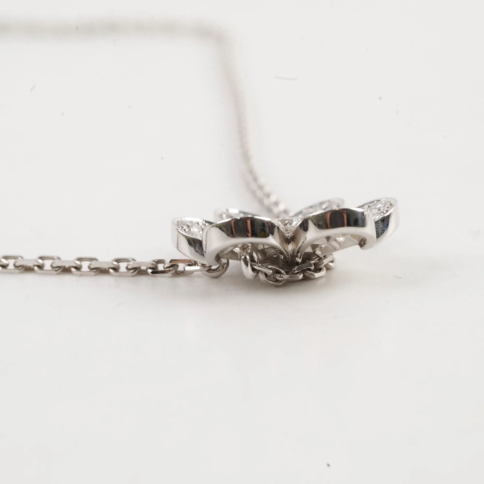 Van Cleef & Arpels Frivole White Gold Pave Diamonds Small
