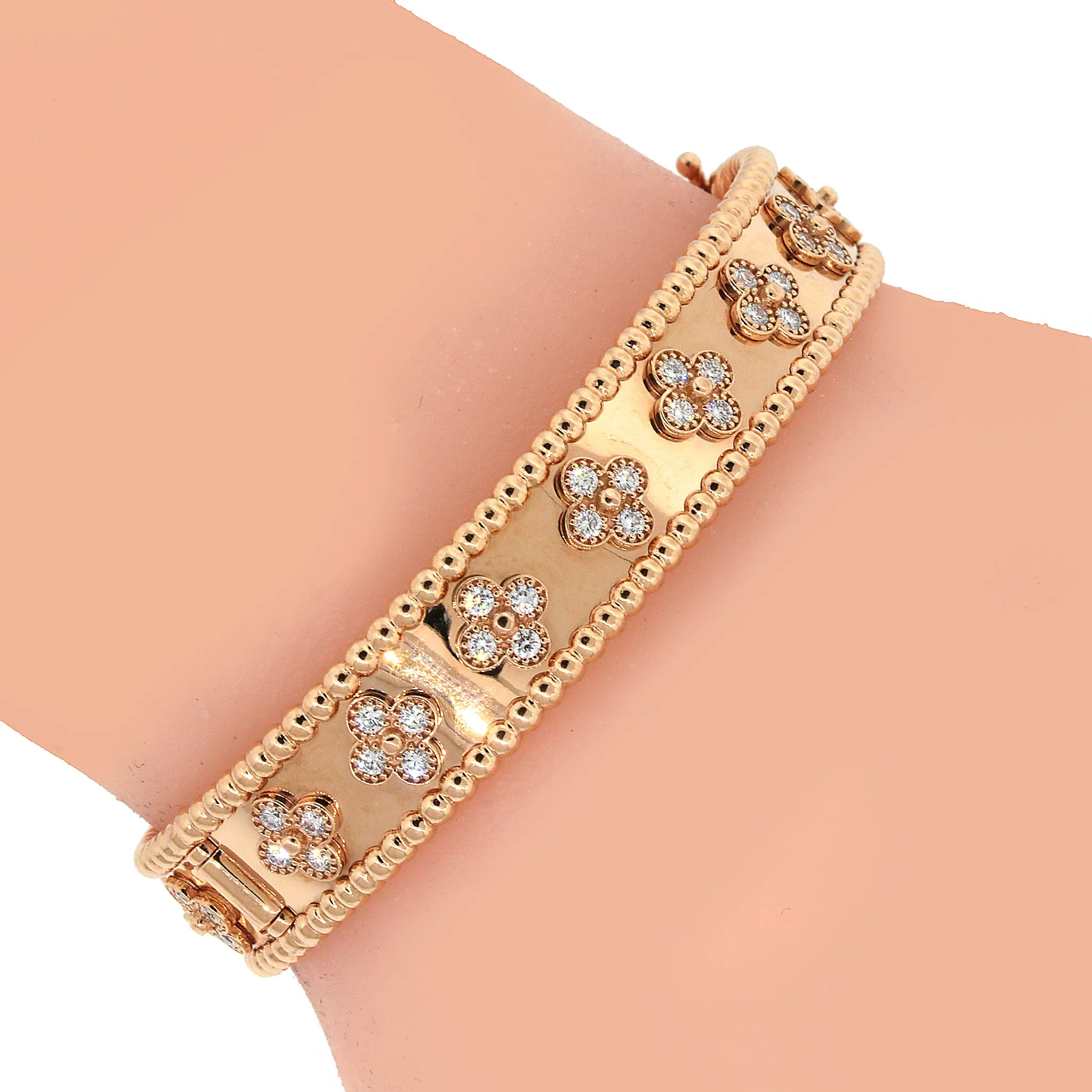 Van Cleef & Arpels Perle Collection Diamond Bracelet in 18k Gold