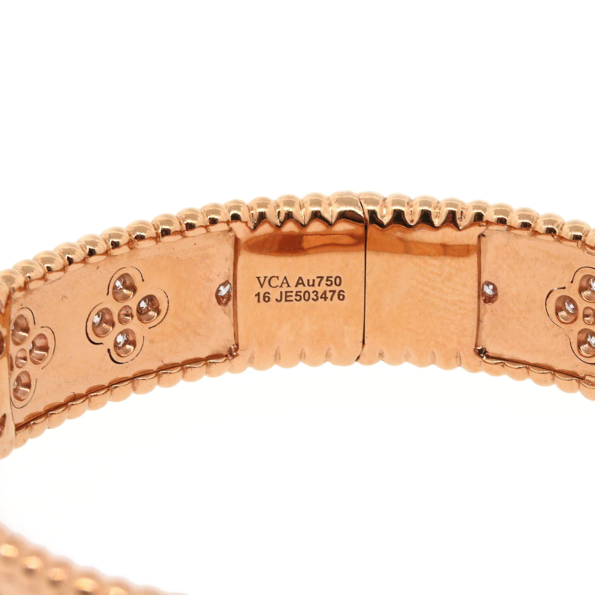 Van Cleef & Arpels Perle Collection Diamond Bracelet in 18k Gold