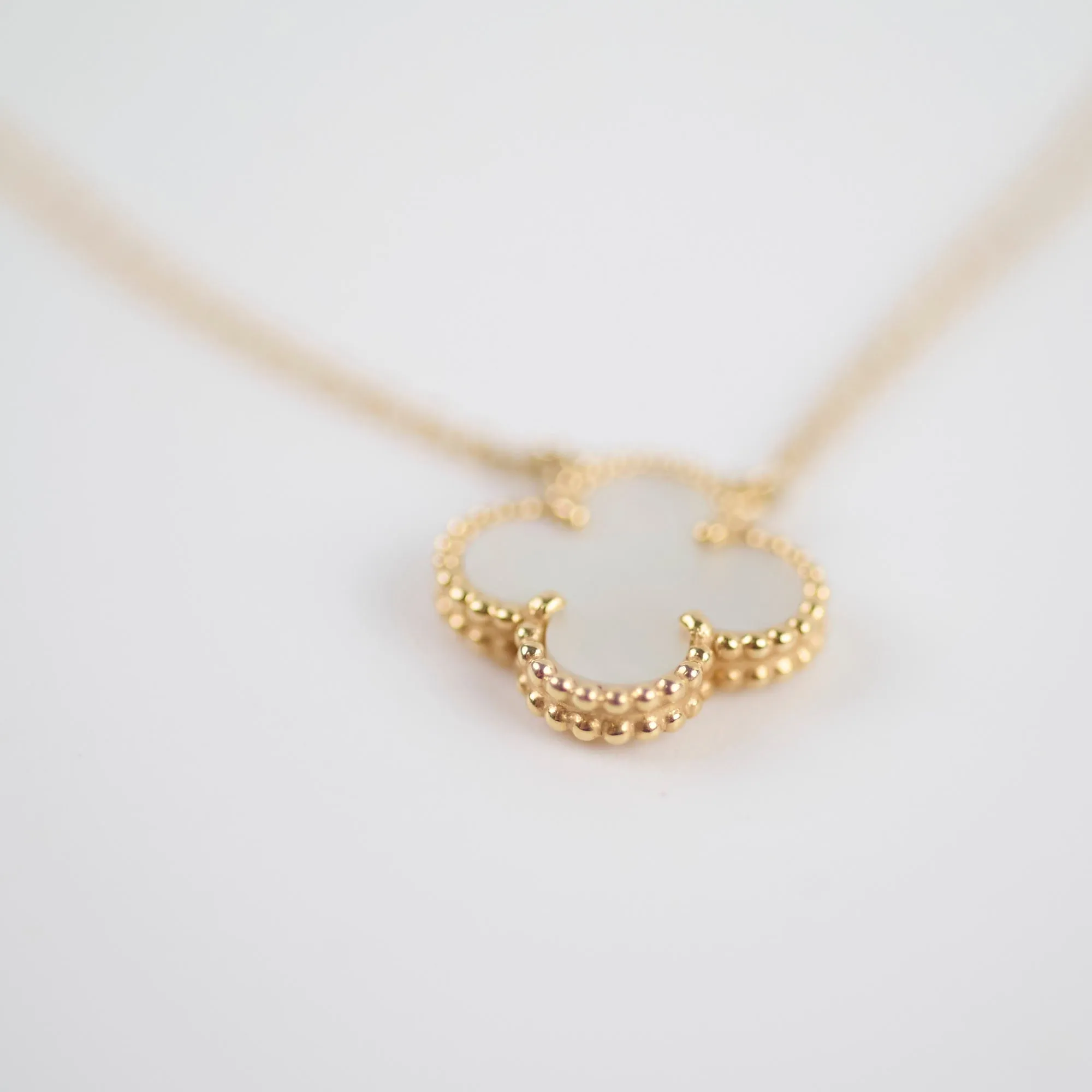 Van Cleef & Arpels Vintage Alhambra Necklace White MOP 2022