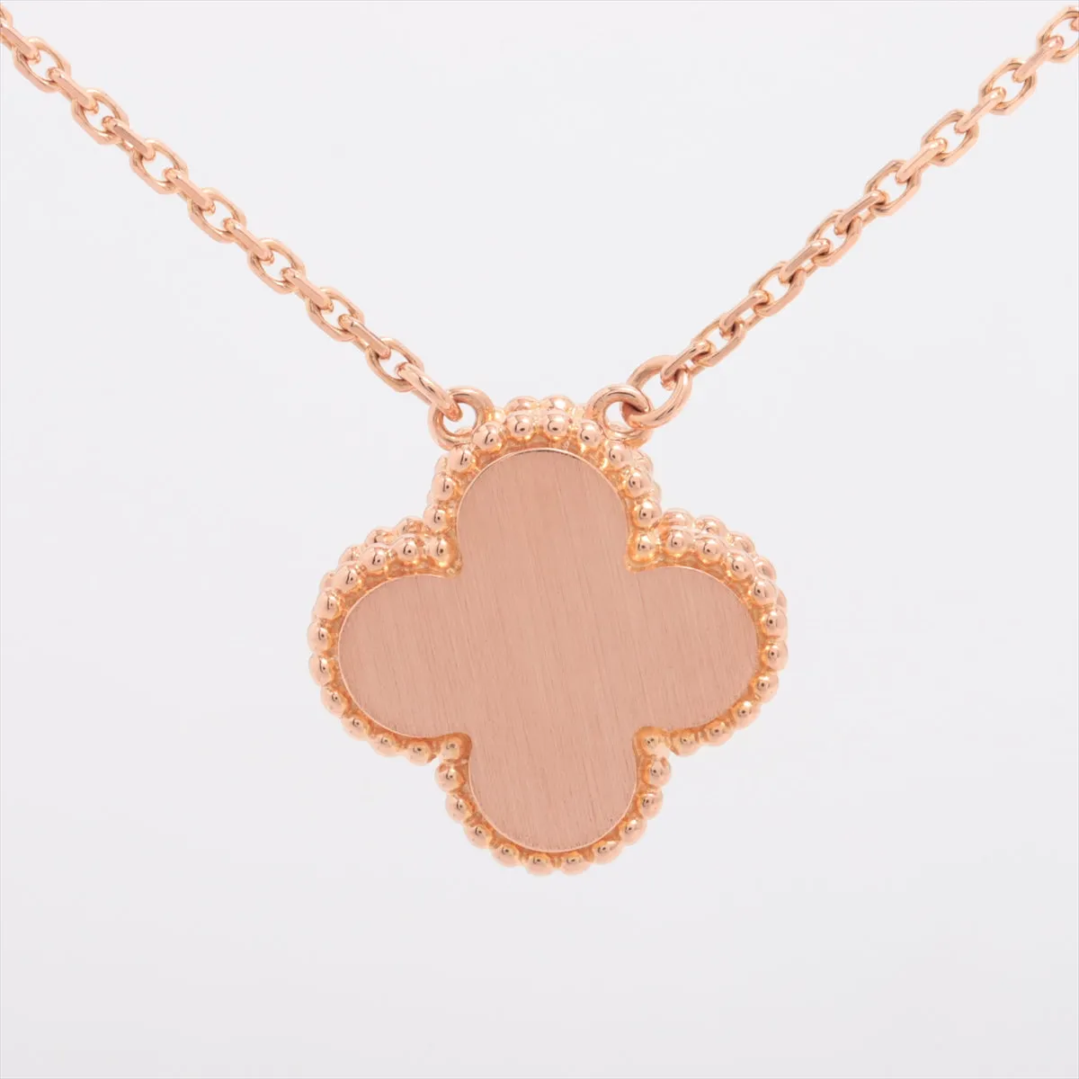 Van Cleef & Arpels Vintage Alhambra Onyx Diamond Holiday Pendant Necklace 2016