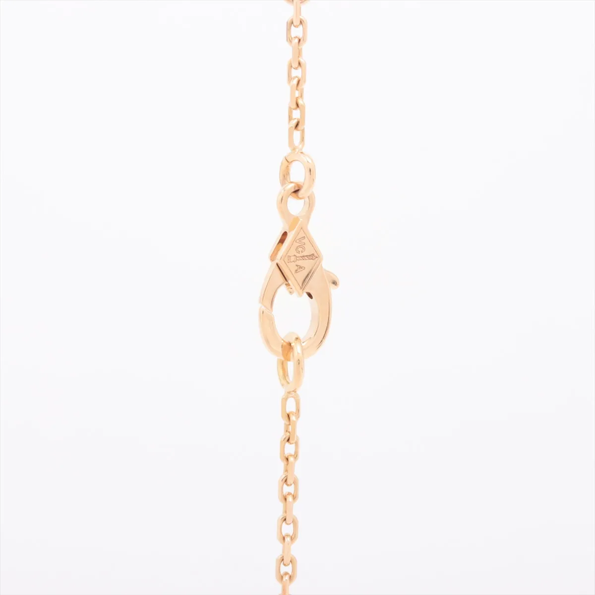 Van Cleef & Arpels Vintage Alhambra Onyx with Diamond Holiday Pendant Necklace 2016