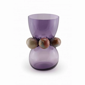 Vase Tiffany Dark Violet - Amethyste mini ornamental plant  