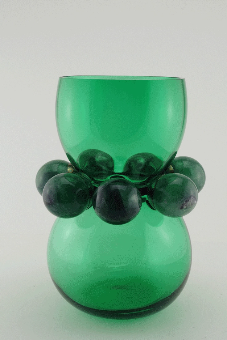 Vase Tiffany Dark Violet - Amethyste