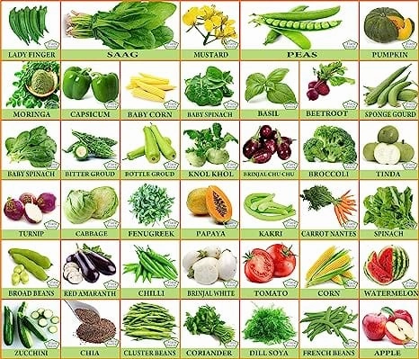 Vegetable & Fruit Seed Combo Pack