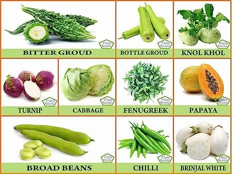 Vegetable & Fruit Seed Combo Pack small bud vase  