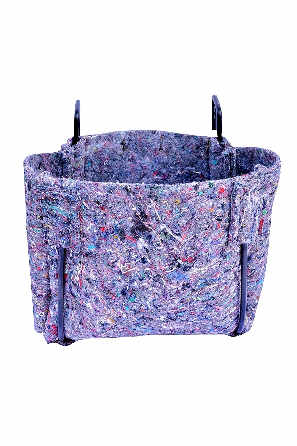 Vertical Hanger Geotextile Planter with Two Sections and Iron Hooks to Hang classic flowerpot  