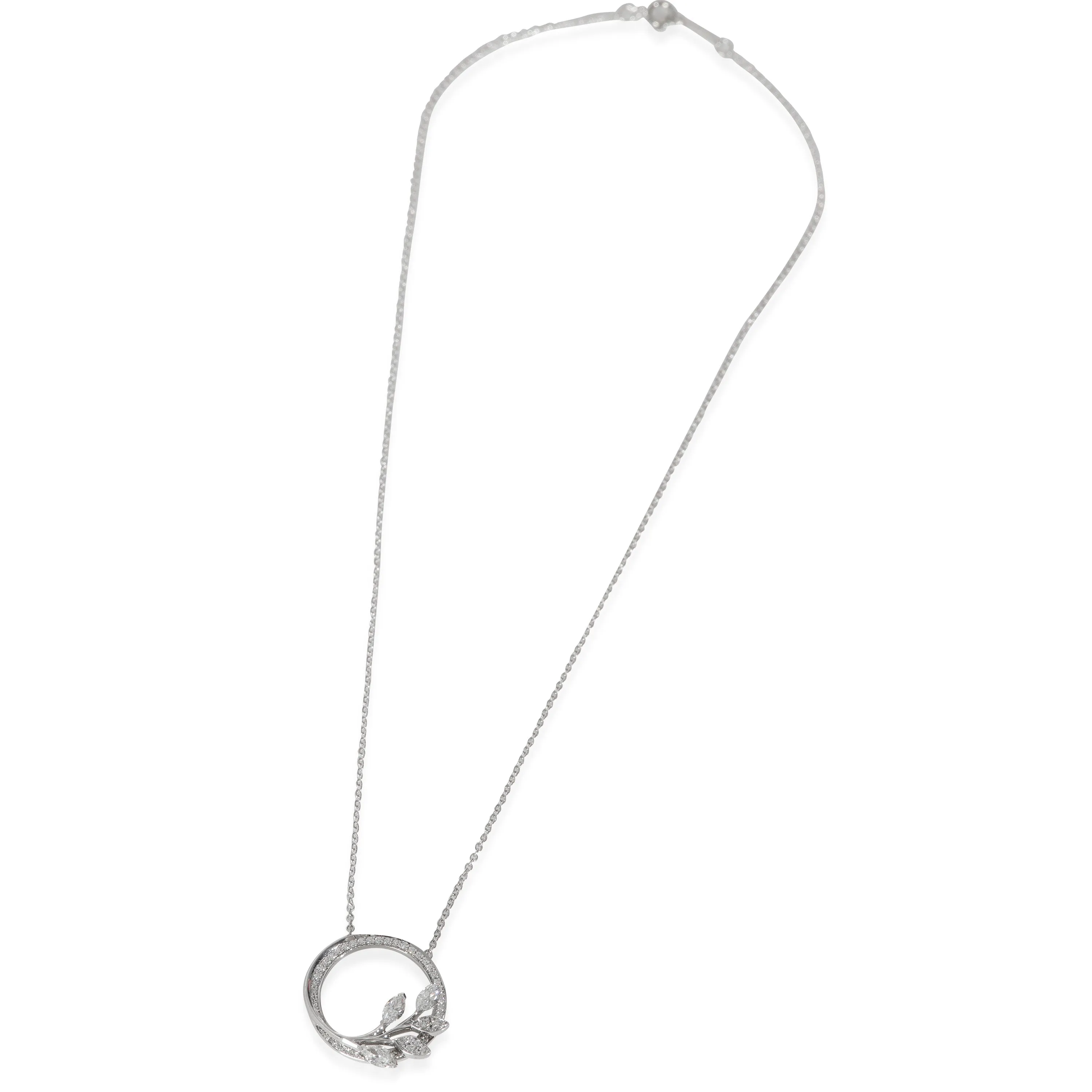 Victoria Diamond Pendant in Platinum 0.39 CTW
