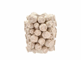 Villa Collection Elha Vase/Planter, Cream dried green plant  