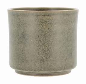 Villa Collection Leer Flowerpot ? 15 X 13 Cm, Green dried green plant  