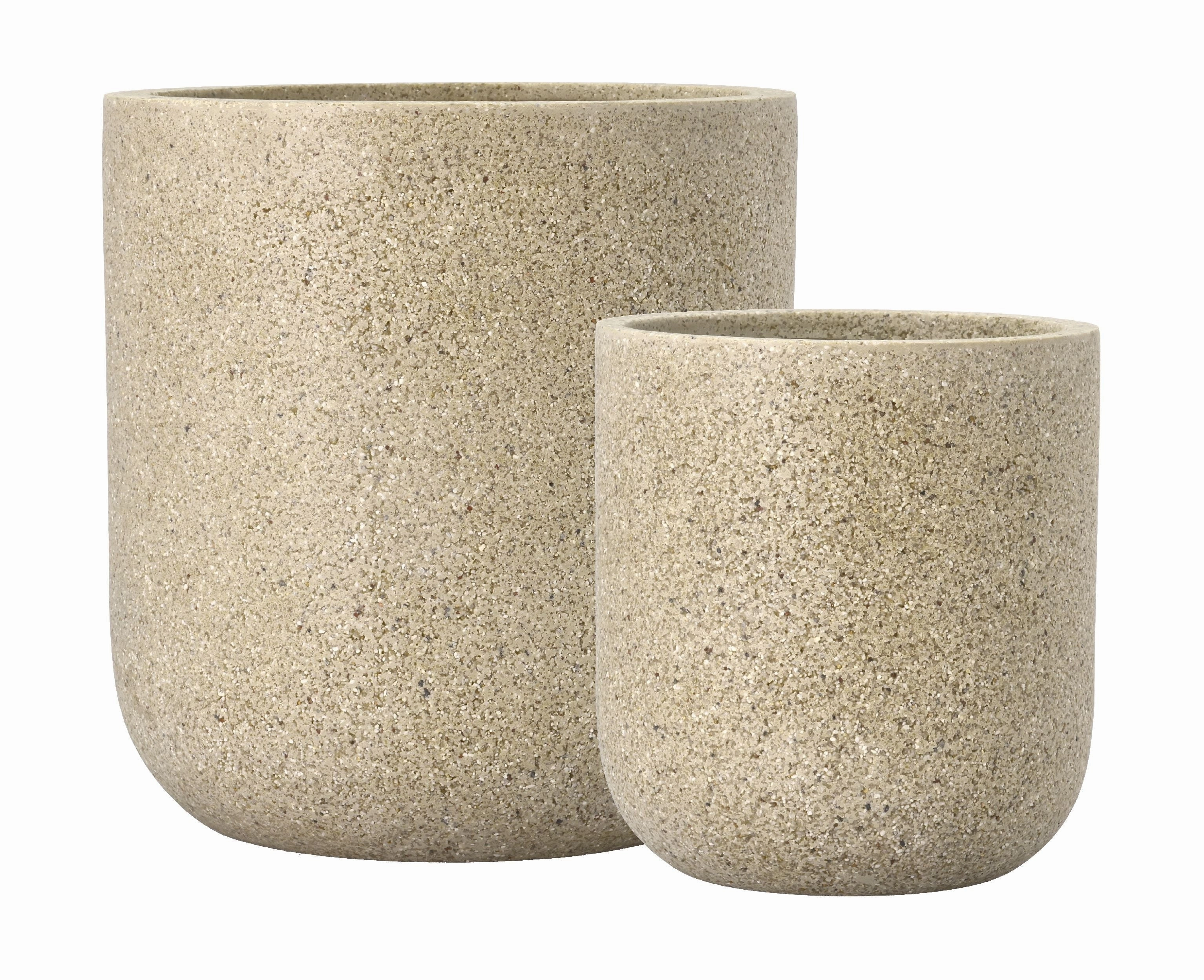 Villa Collection Thum Plant Pot 2 Pcs Nature ?x H 37/45x39/47 dried green plant  