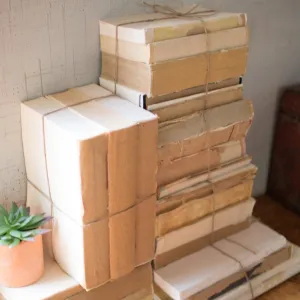 Vintage Book Bundle dried flowers  