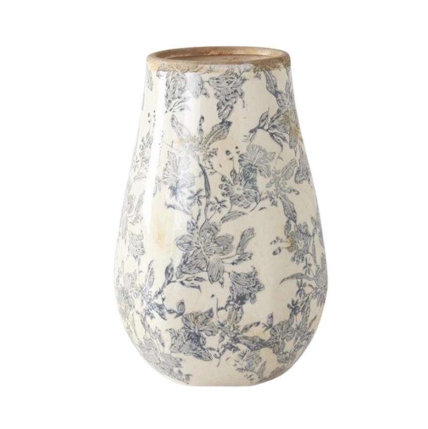 Vintage Style Floral Vases