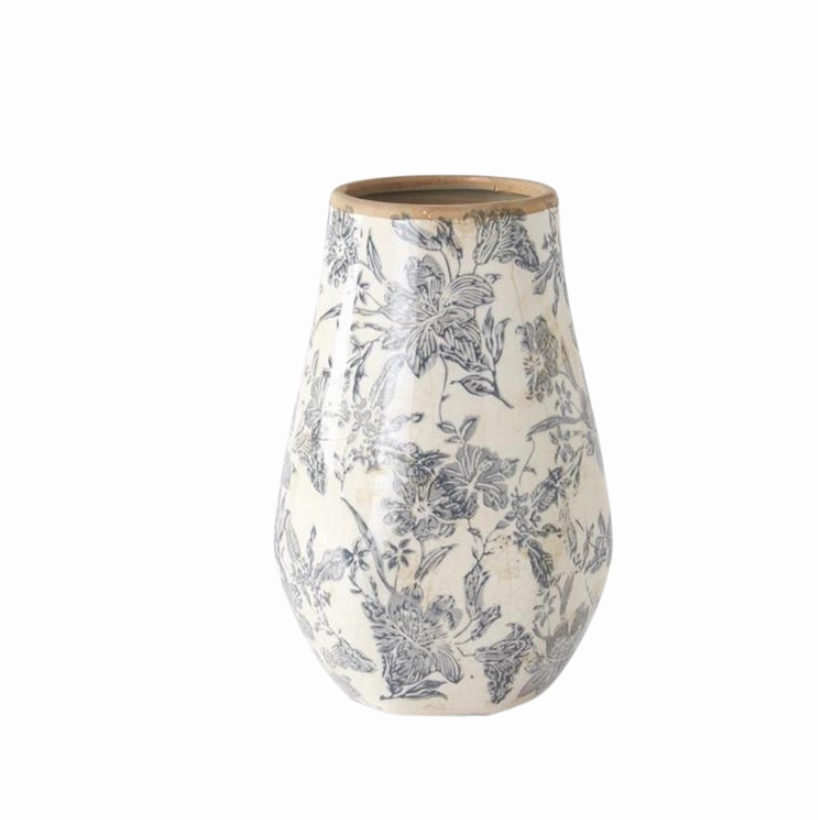 Vintage Style Floral Vases