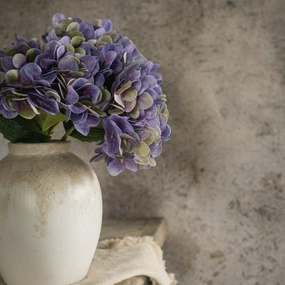 Violet Haze Hydrangea Stem xl flower pot  