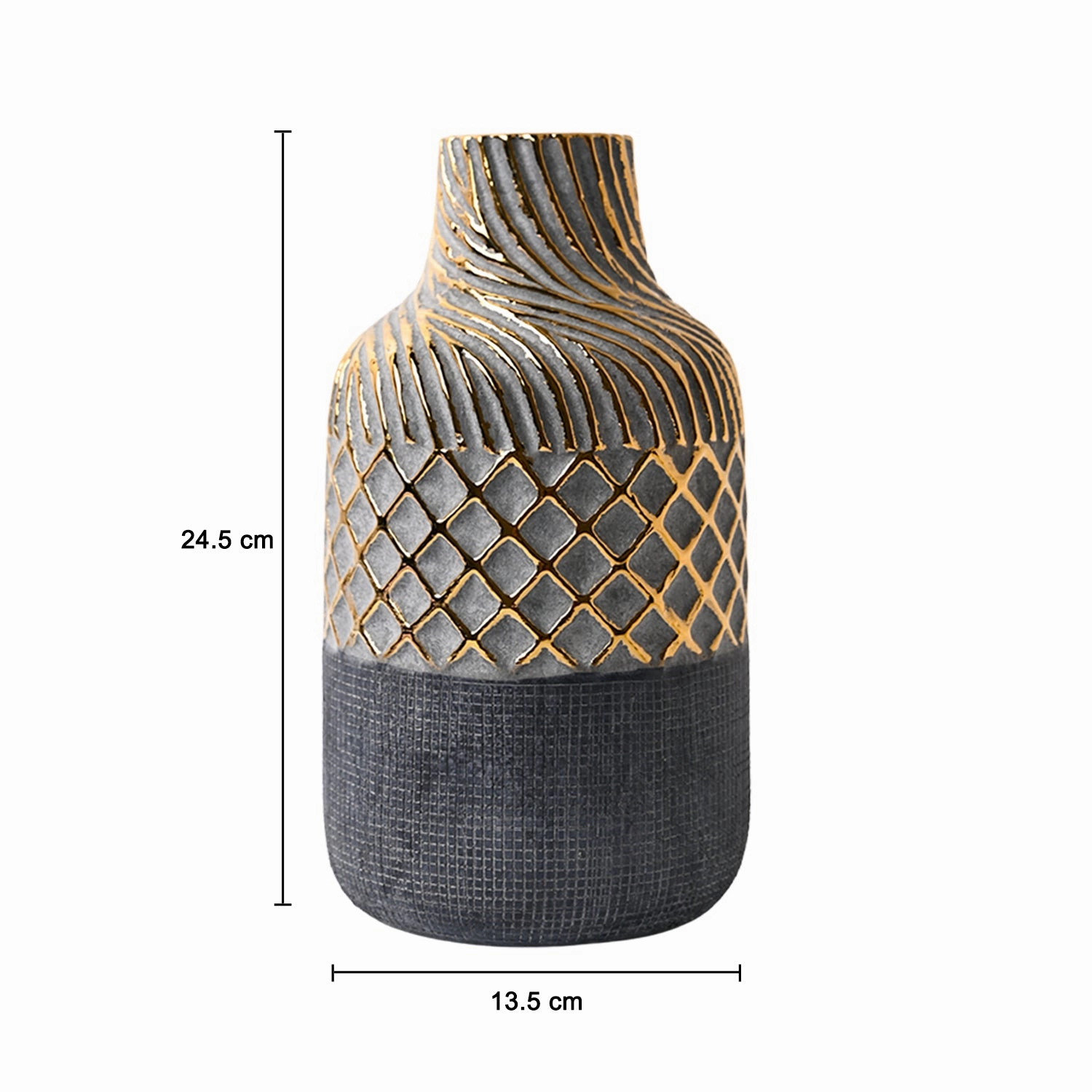 VON CASA Abstract Ceramic Vase