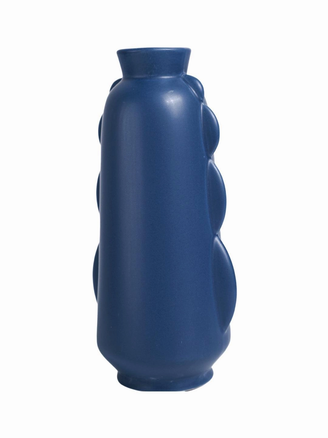 VON CASA Ceramic Blue Vase