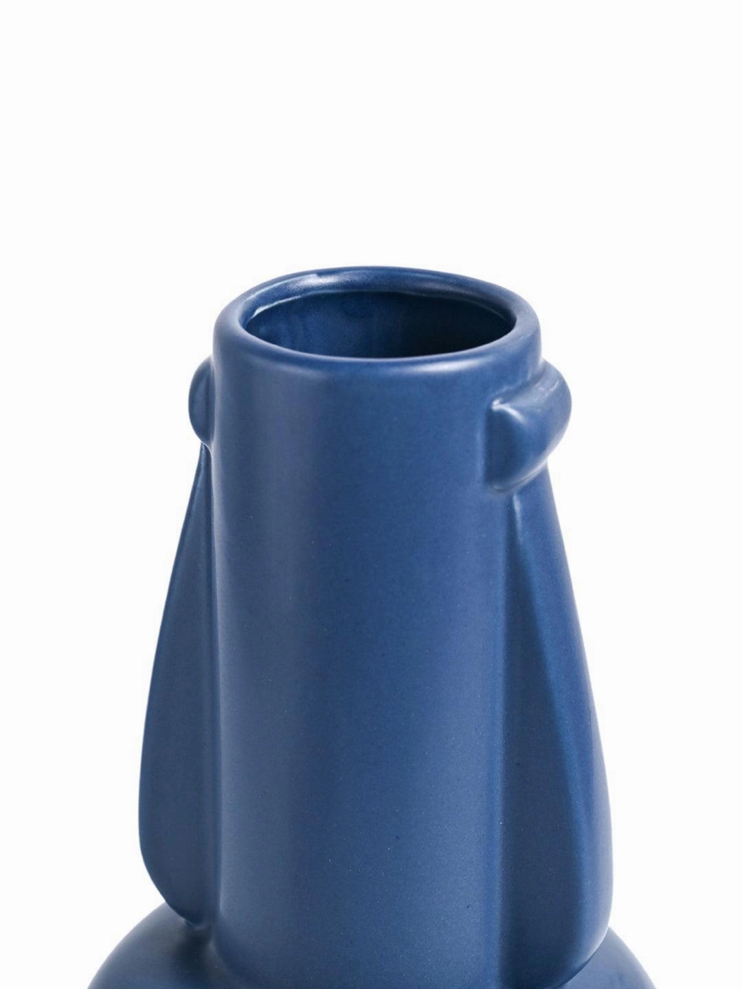 VON CASA Ceramic Blue Vase