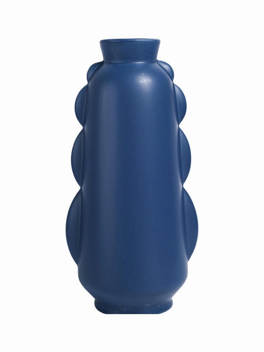 VON CASA Ceramic Blue Vase