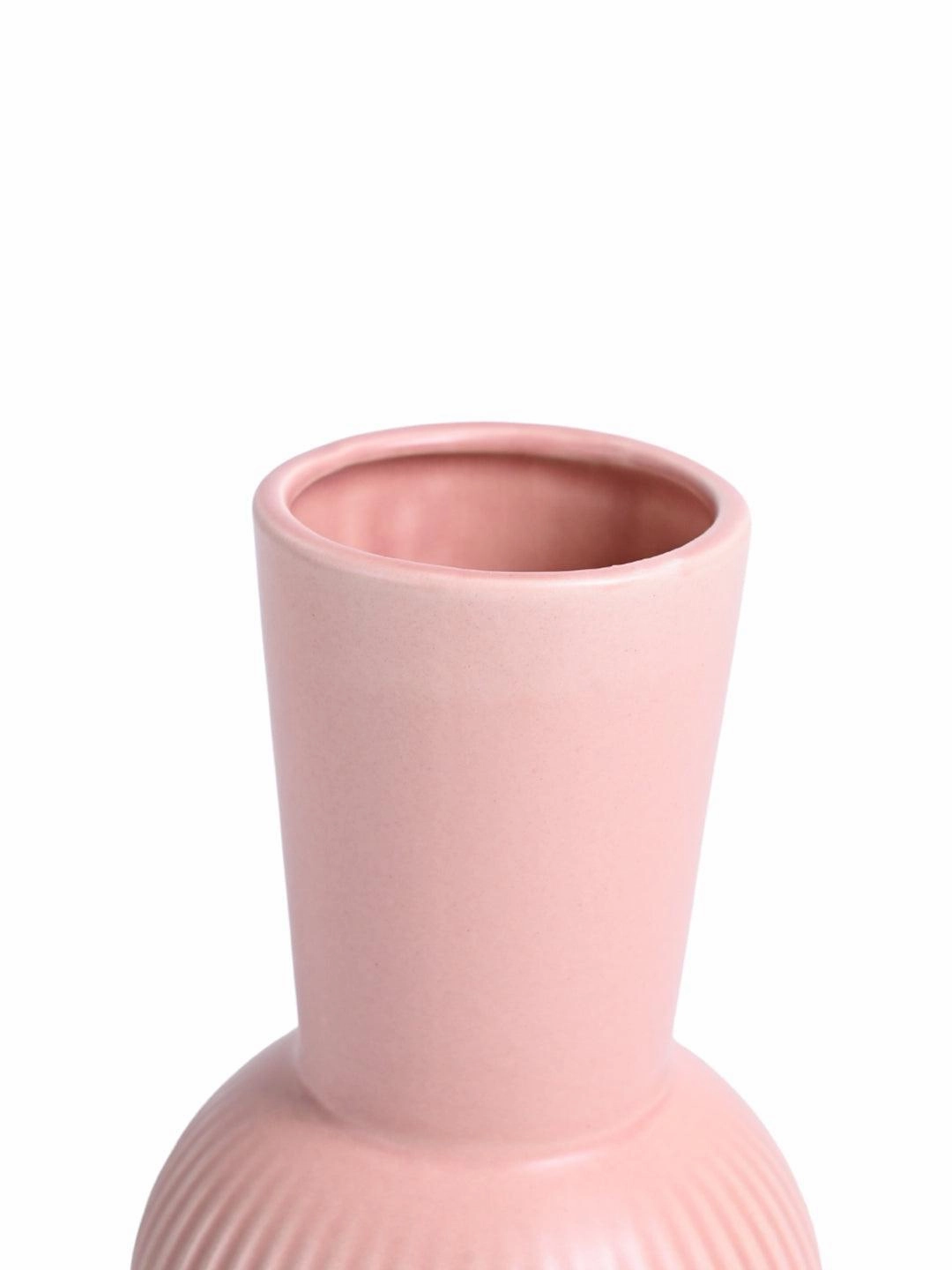 VON CASA Ceramic Peach Vase