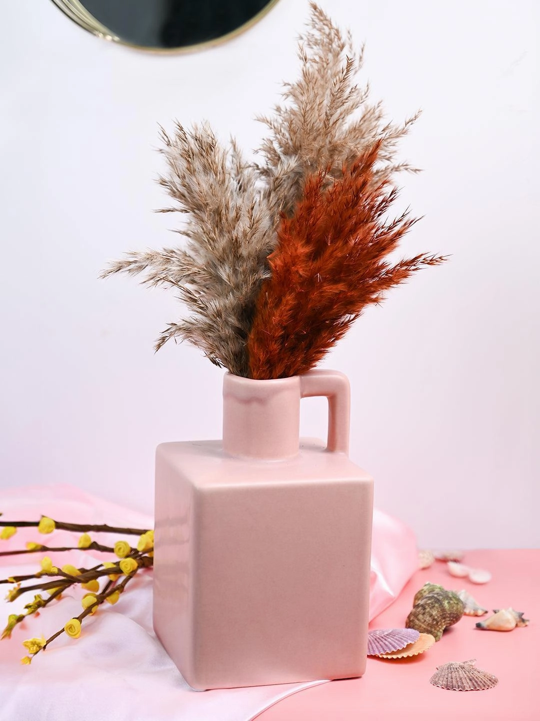 VON CASA Ceramic Peach Vase