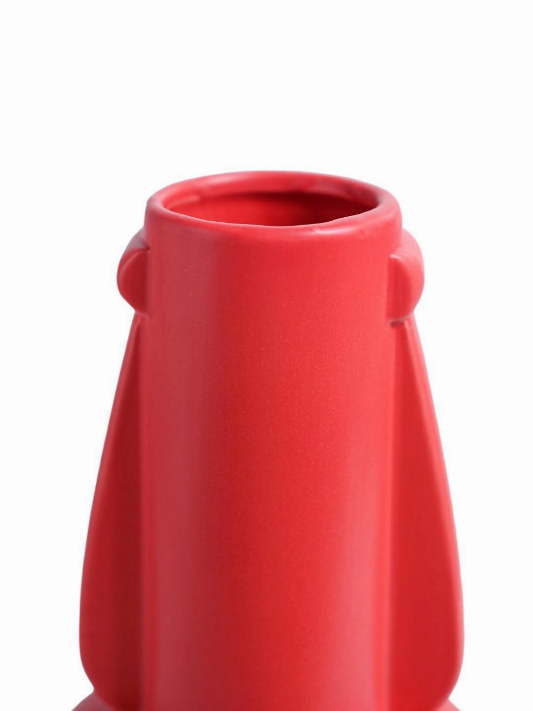 VON CASA Ceramic Red Vase