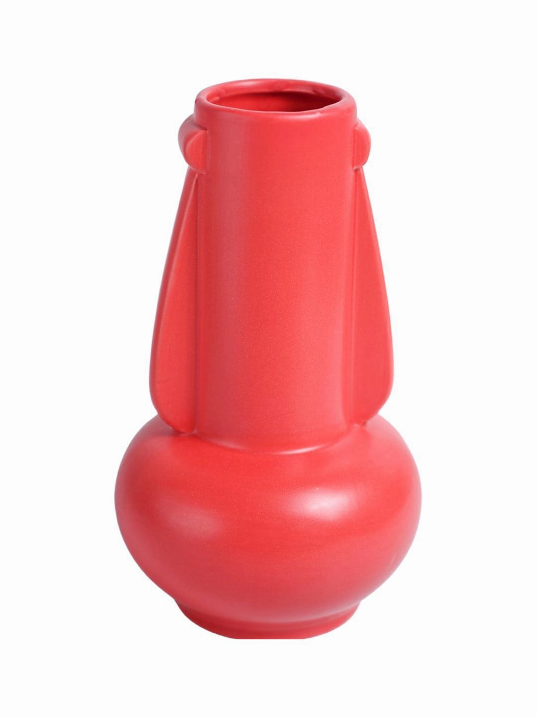 VON CASA Ceramic Red Vase