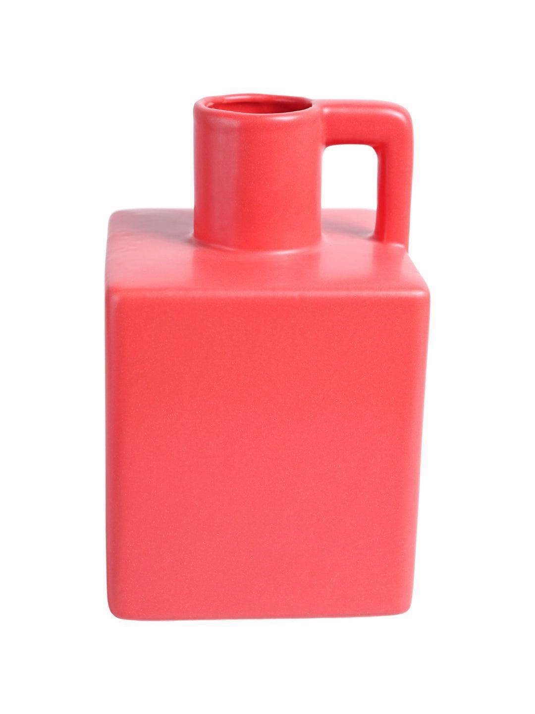 VON CASA Ceramic Red Vase