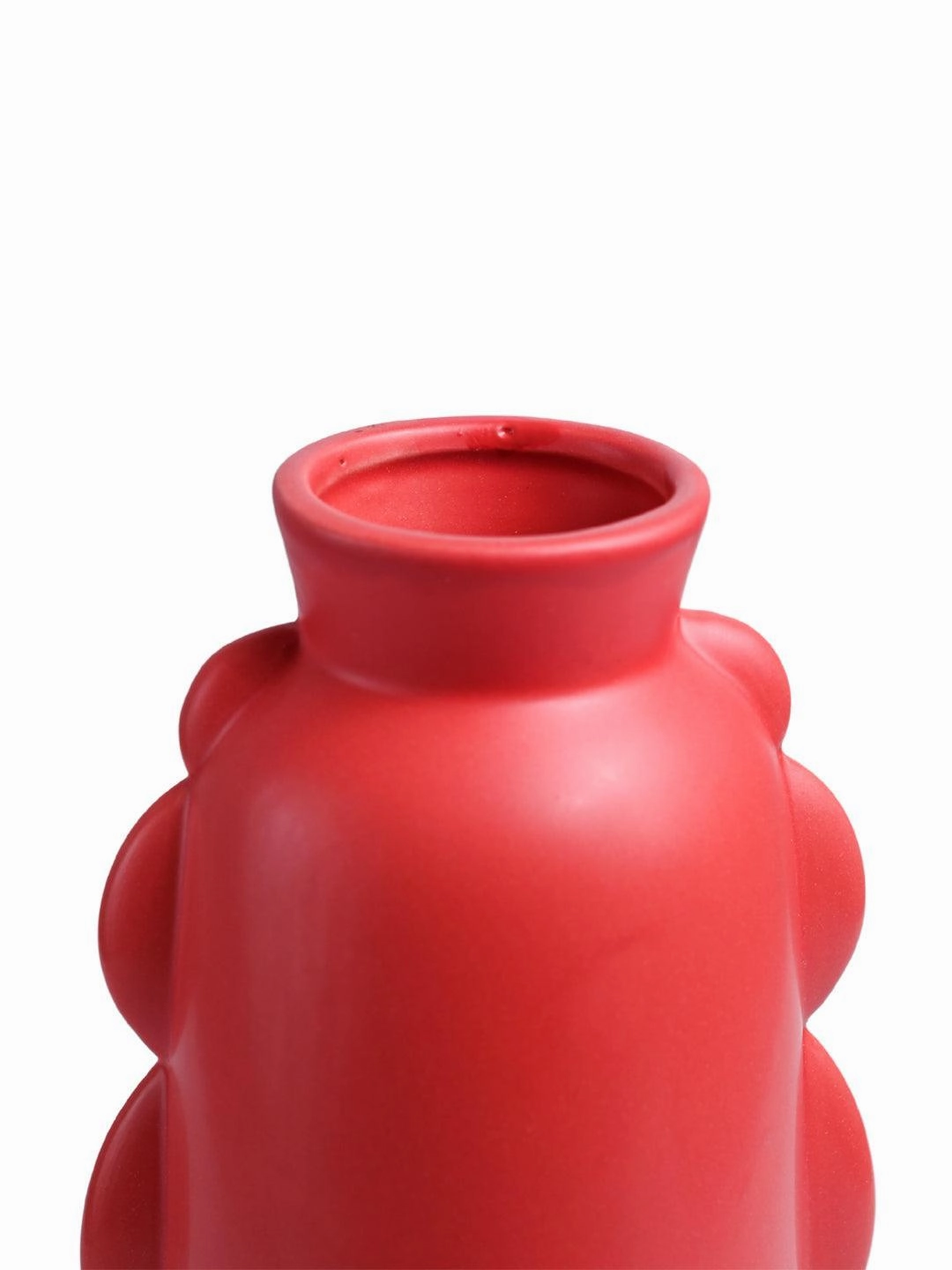 VON CASA Ceramic Red Vase