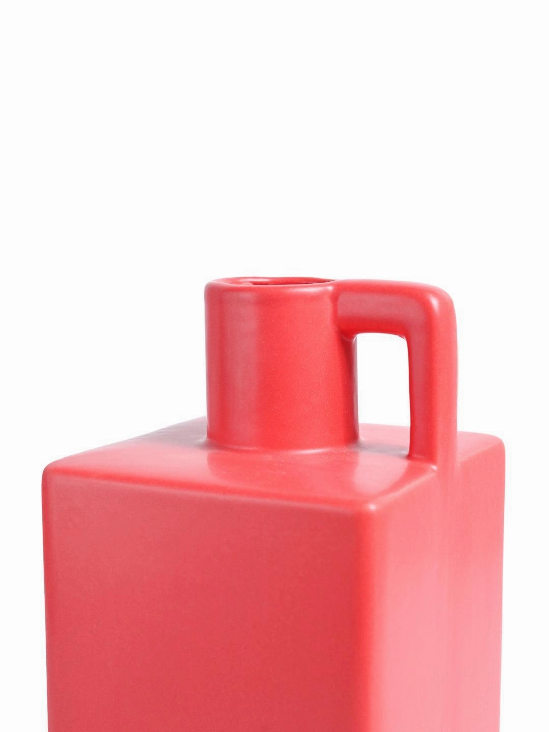 VON CASA Ceramic Red Vase