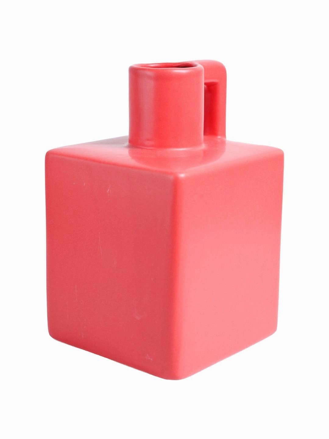 VON CASA Ceramic Red Vase