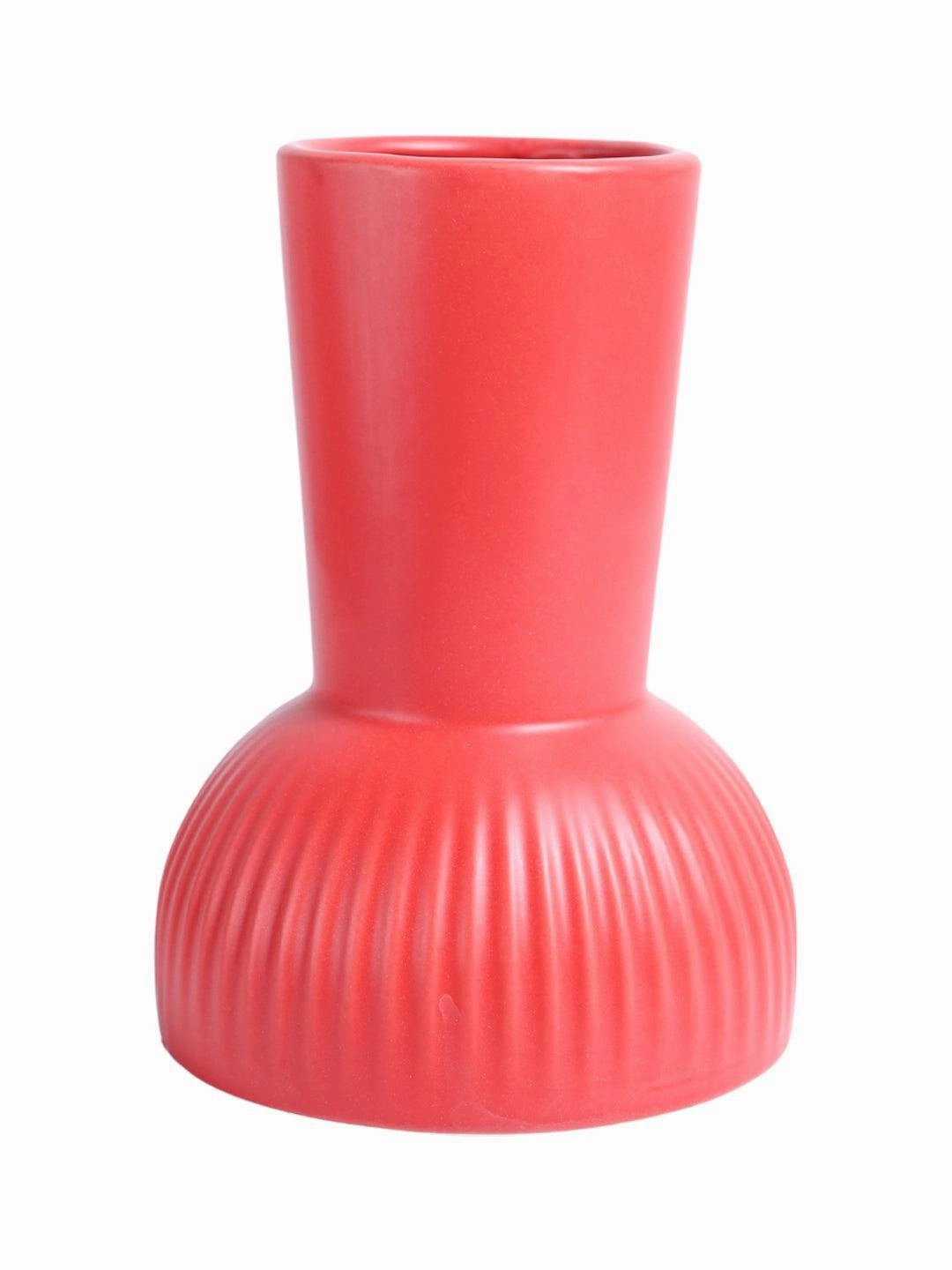 VON CASA Ceramic Red Vase