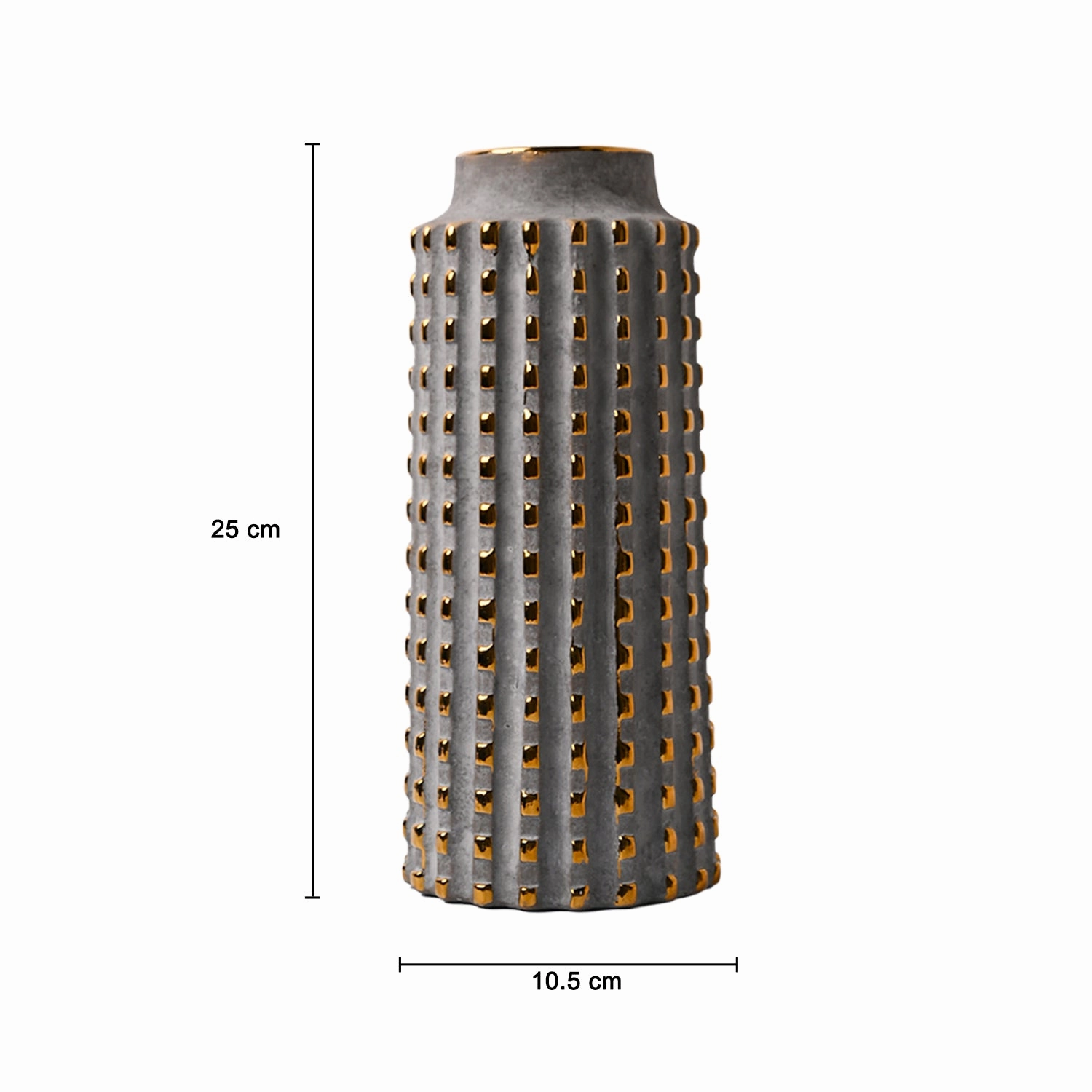 VON CASA Geometric Ceramic Vase