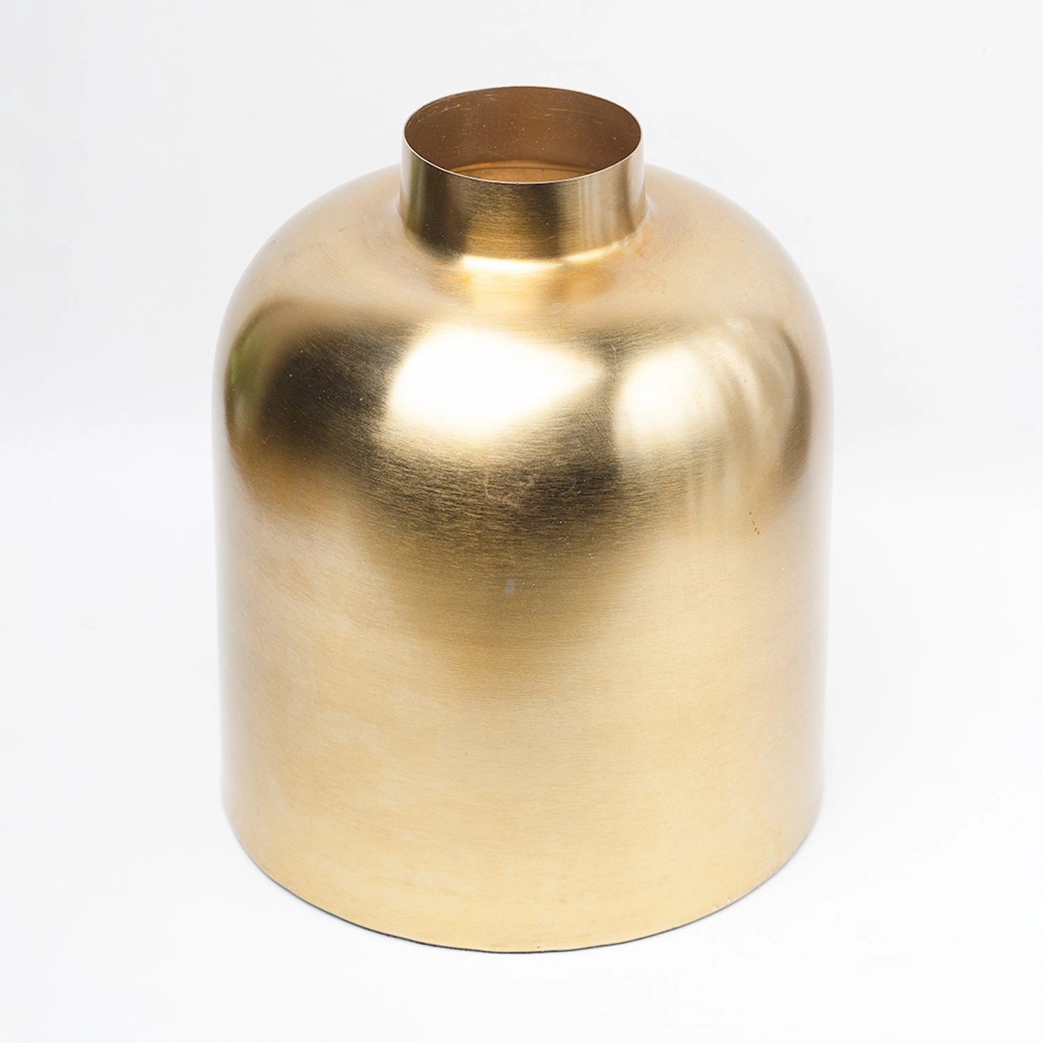 VON CASA Gold Cylindrical Flower Vase