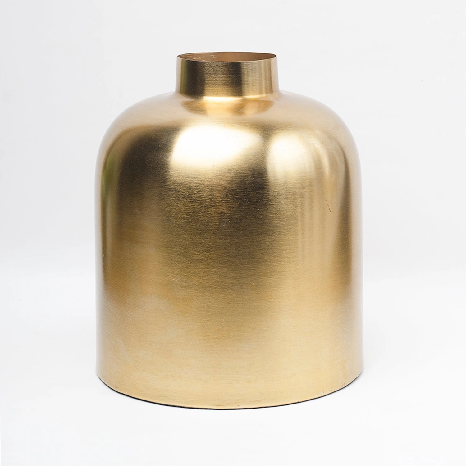 VON CASA Gold Cylindrical Flower Vase
