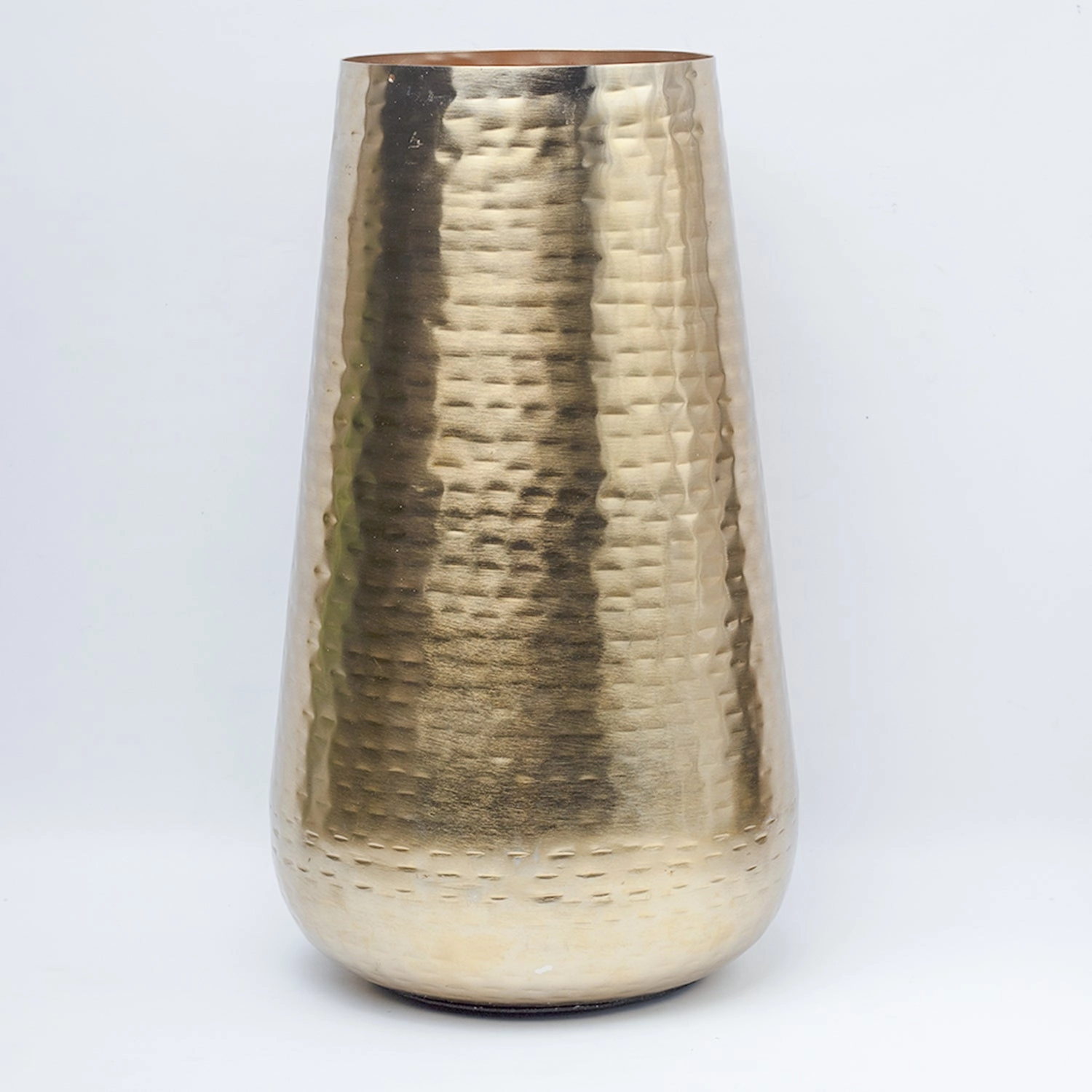 VON CASA Gold Cylindrical Flower Vase